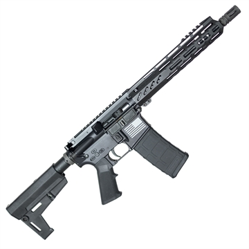 Picture of FOSTECH TECH STYKER  HGA 5.56 10.5IN BBL 10IN MACH 2 HANDGUARD SHOCKWAVE BRACE A2 GRIP BLACK TE-STP-BLR2H5-K11MS 603369691171