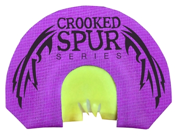 Picture of Foxpro Crooked Spur V-Fang Diaphragm Call Triple Reed Turkey Sounds Attracts Turkeys Purple CSMOUTHVFANG
