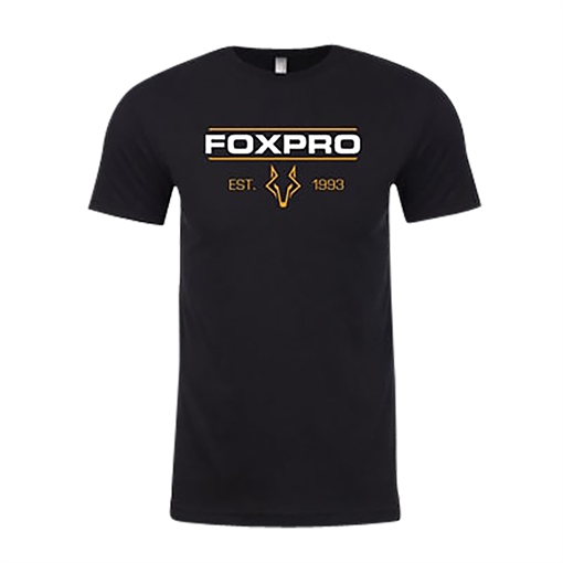 Picture of Foxpro Est. 93 Black Cotton/Polyester Short Sleeve 2XL E93B2XL