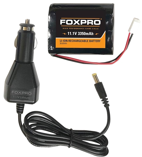 Picture of Foxpro Extended Capacity Battery Kit Black 11.1 Volts 3,350 mAh Compatible with FoxPro Hi-Jack EXTBATTCHGRAKE