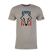 Picture of Foxpro Foxhead Flag Gray Cotton/Polyester Short Sleeve Large FHFGL