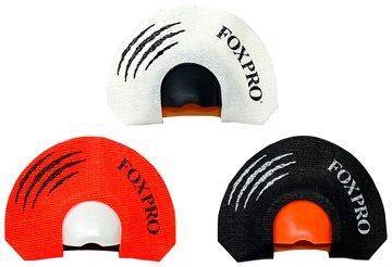 Picture of Foxpro Predator Combo Diaphragm Call Rabbit/Coyote Sounds Attracts Coyotes Black/Red/White 3 Pack HOWLERPACK