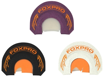 Picture of Foxpro HYBRID SPUR COMBO Crooked Spur Hybrid Spur Combo Pack Diaphragm Call Double Reed Turkey Sounds Attracts Turkeys Black/Purple/White 3 Piece HYBRIDSPURCOMBO