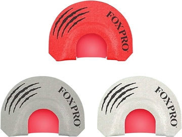 Picture of Foxpro Loaded Gun Combo Diaphragm Call Double/Triple Reed Coyote Sounds Attracts Coyotes Gray/Red/White 3 Piece LOADEDGUN