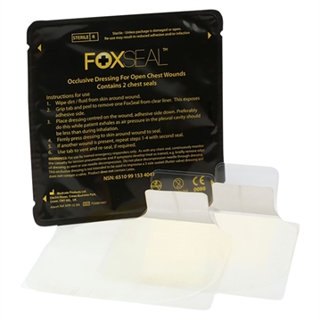 Picture of Celox Medical FOXSEAL CHEST SEAL OCCLUSIVE DRESSING 2/PACK TS-FSOD1