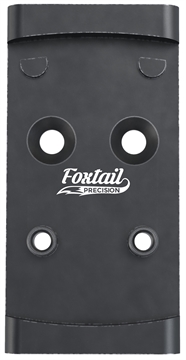 Picture of Foxtail Precision Adapter Plate Black Anodized Aluminum, Compatible w/Glock MOS, Holosun 407K/507K/EPS Carry Pattern Footprint Mount 100010