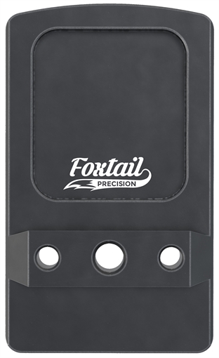 Picture of Foxtail Precision Rear Sight Dovetail Optic Adapter Plate for non MOS Glock Black Anodized Glock Non MOS 100014