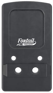 Picture of Foxtail Precision Rear Sight Dovetail Optic Adapter Plate for non MOS Glock Black Anodized Glock Non MOS 100015