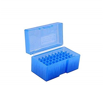 Picture of Frankford Arsenal Hinge-Top Ammo Box, 1001, 100 Rounds, Fits 32ACP, 380 Auto and 9MM, Smoke Gray, Plastic 1083797