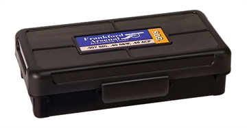 Picture of Frankford Arsenal Hinge-Top Ammo Box, 510, 50 Rounds, Fits 270 Winchester, 30-06 Springfield and .410 Gauge 3" Shells, Smoke Gray, Plastic 1083790