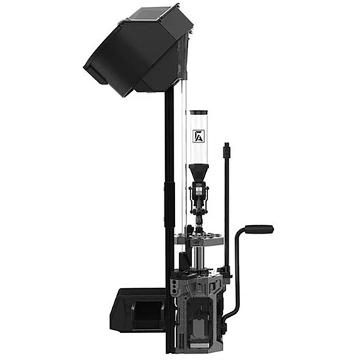 Picture of Frankford Arsenal X-10 Progressing Reloading Press, Steel, Swappable 10 Station Tool Head, Gray, Includes Case Actuated Powder Measure and Integrated LED Light 1178469