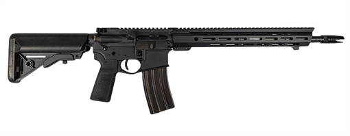 Picture of Franklin Armory Binary OPS-16 5.56 NATO 30+1 16" Black LTW Contour Barrel, Black Aluminum Receiver w/Picatinny Rail, M-LOK Handguard, B5 SOPMOD Black Polymer Stock, B5 P Type 23 Grip 0010066BLK