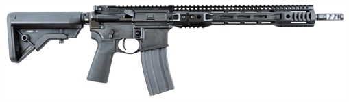 Picture of Franklin Armory M4-HTF R3 XTD 350 Legend 16" 10+1 Black Hard Coat Anodized Black Adjustable B5 Bravo Stock Black B5 Grip Right Hand 0010055BLK