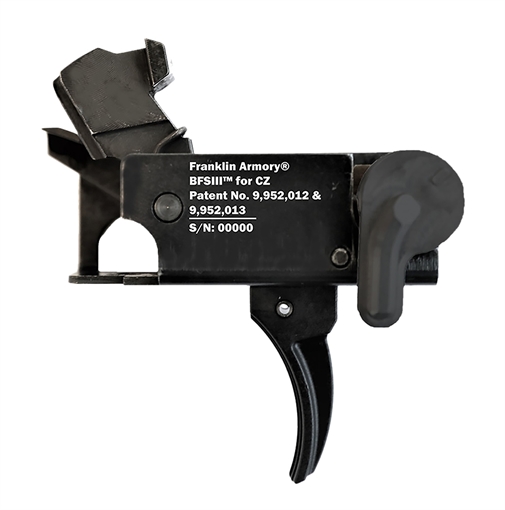 Picture of Franklin Armory BFSIII CZ-C1 Binary Firing System III Trigger - For CZ Scorpion | Curved Trigger | Scorpion 3+ Compatible 06-50000-BLK