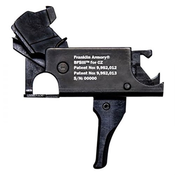 Picture of Franklin Armory BFSIII CZ-S1 Binary Firing System III Trigger - For CZ Scorpion Straight Trigger 06-50026-BLK