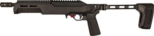 Picture of Franklin Armory 0230000BLK F22 22 LR 10+1 8" Black Threaded Barrel, Black Aluminum Receiver w/Picatinny Rail, SB Tactical 1913 Brace 0230000BLK 02-30000-BLK