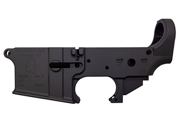Picture of FRANKLIN ARMORY FAI-15 BINARY MARKED FORGED LOWER RECIEVER 0020001BLK 00-20001-BLK
