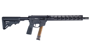Picture of Freedom Ordnance FX9 Elite, Semi-automatic Rifle, AR, 9MM, 14.5" Pinned (16" OAL) Barrel, Aluminum Frame, Flash Hider, Anodized Finish, Black, B5 Stock and Grip, 13.5" M-LOK Handguard, Optics Ready, 1 Magazine, 32 Rounds, Right Hand FX9R16E