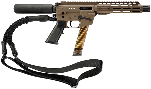 Picture of FREEDOM ORDNANCE FX9P 9mm Luger 31+1 8" Flat Dark Earth Synthetic Pistol Tube FX9P8T-FDE