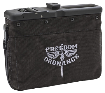 Picture of Freedom Ordance FM9A85 FM-9 Belt Bag Black 9mm Waist Mount 150rds