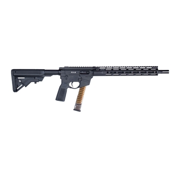 Picture of Freedom Ordance FM9D16P-BLK FM9D  9mm Luger 33+1 16" Black Nitride Threaded Barrel, Black Anodized Aluminum Receiver w/Picatinny Rail, Picatinny Rail Handguard, Black B5 Bravo Polymer Stock, Black Pol