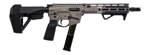Picture of FREEDOM ORDNANCE FX9P10E-FDE  9MM 10"  SBA5 BRACE