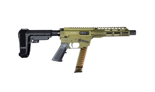 Picture of FREEDOM ORDNANCE FX9P 9mm Luger 31+1 8" OD Green FX9P8S-ODG