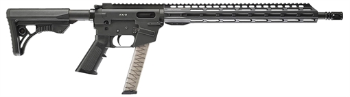 Picture of Freedom Ordance FX9R 9mm Luger 33+1 16" Black Anodized Barrel, Black Anodized Receiver w/Picatinny Rail, M-LOK Handguard, Leapers Adjustable Black Polymer Stock, B5 P Type Grip FX9R16