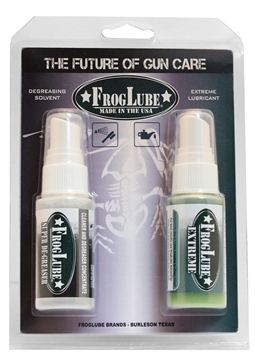 Picture of FrogLube Dual Kit Cleans, Lubricates, Prevents Rust & Corrosion Removes Oil, Grease, Dirt 2 oz Spray Bottle 15265