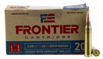 Picture of Frontier Cartridge Rifle 5.56x45mm NATO 62 gr Boat Tail Hollow Point Match 20 Bx/ 25 Cs FR300