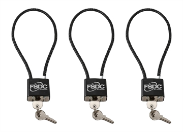 Picture of FSDC FSDC-CL1560RKA    15" KEYED CABLE GUN LOCK 3P