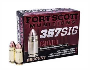Picture of FORT SCOTT MUNITIONS LEAD FREE PISTOL AMO 9MM SUBSONIC 125GR TUI NICKEL CASE 20-RD (25 BOX PER CASE) 9MM125SCVSSNIC 9MM-125-SCVSSNIC