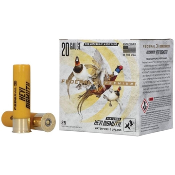 Picture of Federal Premium HEVI-Bismuth 20Gauge 3" 1 1/8oz 4Shot 25 Per Box/10 Case PHBX2444