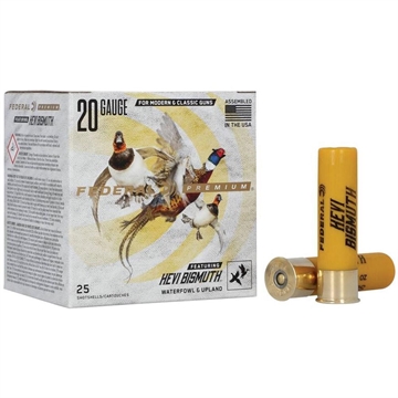 Picture of Federal Premium HEVI-Bismuth 20Gauge 3" 1 1/8oz 5Shot 25 Per Box/10 Case PHBX2445