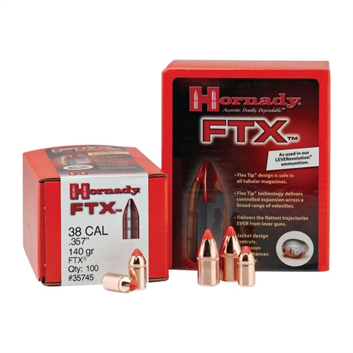 Picture of Hornady 7MM (0.284 ) 120GR FTX 100/BOX 2812
