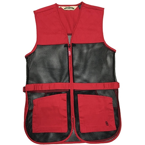 Picture of Bob Allen FULL MESH DUAL PAD SHOOTING VEST RED XS 21486