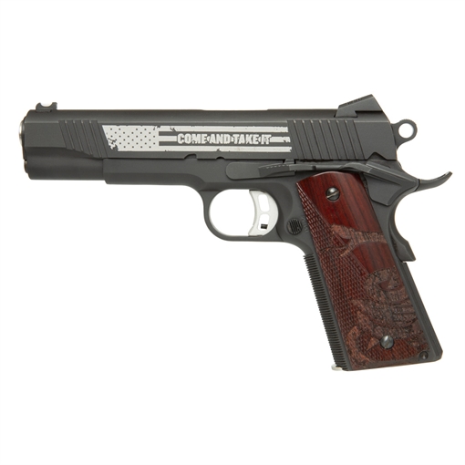 Picture of Fusion Firearms Fusion 1911 Come and Take It Pistol 10mm 5 in. Black 1911-FS-R-5-KSMU