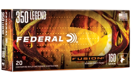 Picture of Federal Fusion 350Legend 160gr Bonded Soft Point 20 Per Box/10 Case F350LFS1