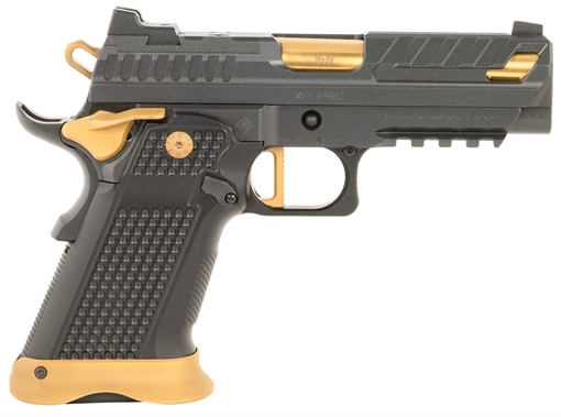 Picture of Fusion Firearms XP Pro Sports South Exclusive 9mm Luger 17+1 4" Bull Barrel Steel Optic Cut/Serrated/Vent Cut Slide Steel Frame w/Picatinny Rail Aluminum Grip RMR Footprint XP9BLKG