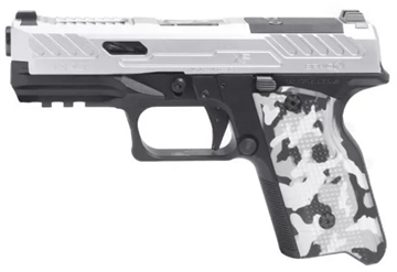 Picture of Fusion XF PRO, Semi-automatic Pistol, Striker Fired, Aluminum Frame, Compact, 9MM, 4" Barrel, Tenifer Finish, Black, Chrome Slide, Fixed Combat Sights, Optic Ready, 15 Rounds, 2 Magazines XF-9-C XF9C