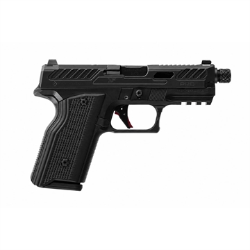 Picture of Fusion Firearms XF PRO Black Handgun 9mm Luger 15rd Magazines(2) 4.25"  Threaded Barrel Interchangeable Black Grips XF-9-BLK-T