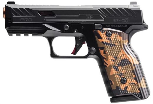 Picture of Fusion XF PRO, Semi-automatic Pistol, Striker Fired, Aluminum Frame, Compact, 9MM, 4" Barrel, Tenifer Finish, Black, Bronze Barrel, Fixed Combat Sights, Optic Ready, 15 Rounds, 2 Magazines XF-9-BR XF9BR