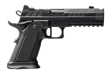 Picture of Fusion Firearms XP-COMP-9-BLK-10 XP Comp 9mm Luger 10+1 4.60" Black Tennifer Compensated Barrel, Tennifer QPQ Steel Integrated Compensator/Optic Ready Slide & Steel Frame w/Beavertail & Picatinny Rail