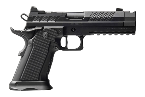 Picture of Fusion Firearms XP-COMP-9-BLK XP Comp 9mm Luger 17+1 4.60" Black Tennifer Compensated Barrel, Tennifer QPQ Steel Integrated Compensator/Optic Ready Slide & Steel Frame w/Beavertail & Picatinny Rail, B