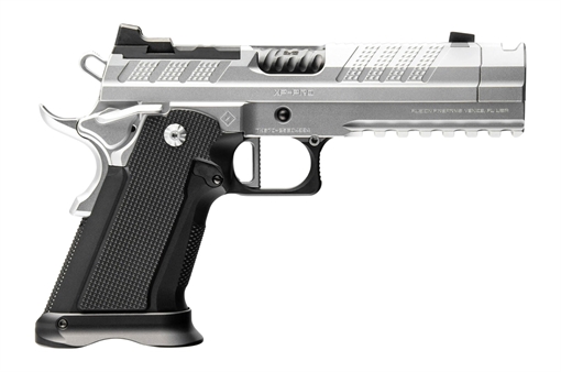 Picture of Fusion Firearms XP-COMP-9-C XP Comp 9mm Luger 17+1 4.60" Black Tennifer Compensated Barrel, Chrome Steel Integrated Compensator/Optic Ready Slide & Frame w/Beavertail & Picatinny Rail, Black Aluminum