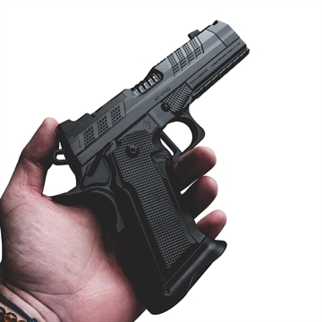 Picture of FUSION XP COMP HGA 9MM 4.6IN COMPED AND PORTED  BBL FS BLK 2 17RD MAGS OPTICS CUT THUMB REST XP-COMP-9-BLK-P-TR XP-COMP-9-BLKPT