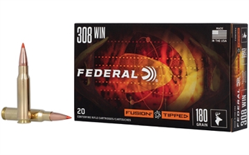 Picture of Federal Fusion, 308 Winchester, 180 Grain, Fusion Polymer Tip, 20 Round Box F308TFS3