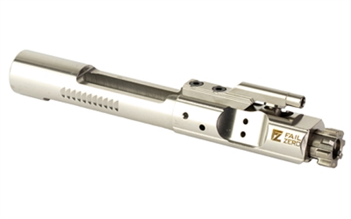 Picture of FailZero AR-15 Bolt Carrier Group, No Hammer, Completely Assembled, EXO Nickel Boron Coated, Nickel Finish 009-FZAR15-01-NH