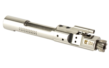 Picture of FailZero AR-15 Bolt Carrier Group, No Hammer, Completely Assembled, EXO Nickel Boron Coated, Nickel Finish 009-FZAR15-01-NH