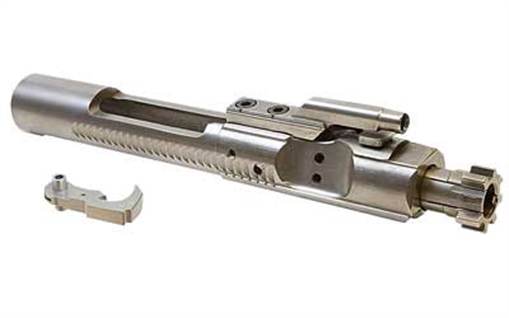Picture of FailZero Bolt Carrier Group With Hammer, Completely Assembled, EXO Coated, Fits AR-15, Nickel Finish FZ-AR15-01-SAH